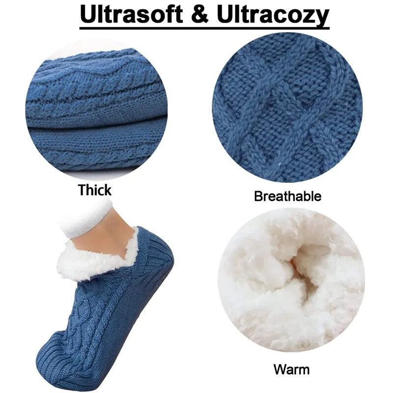 ☁️👌Comfy-Cloud Non-Slip Thermal Fluffy Winter Socks☁️👌