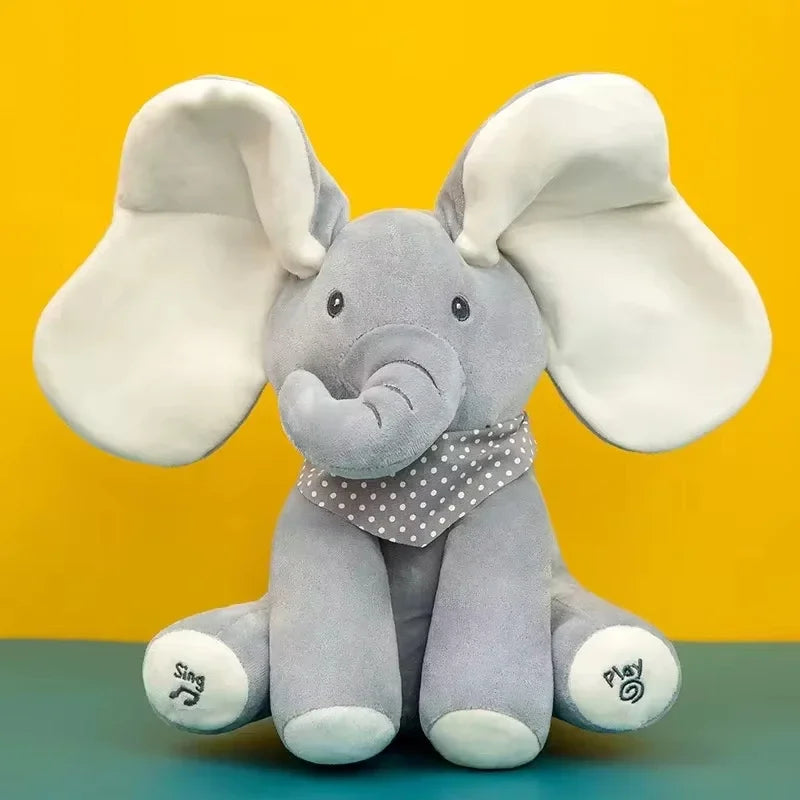 ππΆ Peekaboo Singing Elephant Toy Cuteness meets playtime magic! π΅ Sings & plays hide-and-seek πΆ Perfect for babies & toddlers π Adorable gift for endless giggles! ππ§Έπ
