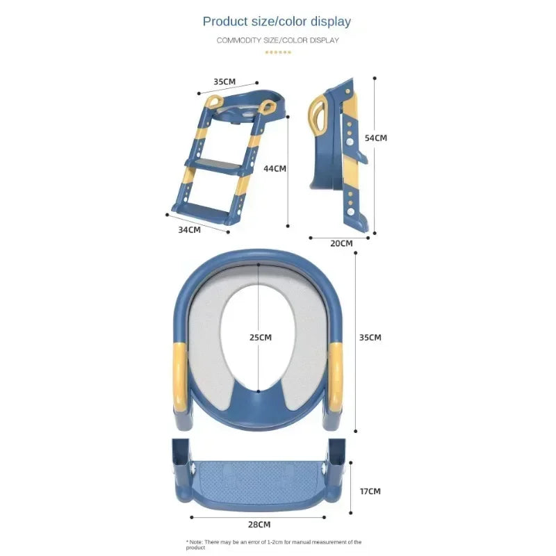 πΌπ½ Potty Time Just Got Easier β And Way More Fun! πβ¨ Say goodbye to potty training struggles with the New Stepped Childrenβs Toilet Training Ladder β the ultimate solution to help your little one go with confidence! π¦π§π