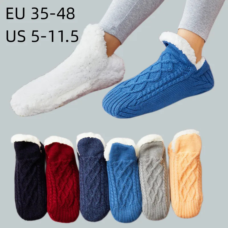 ☁️👌Comfy-Cloud Non-Slip Thermal Fluffy Winter Socks☁️👌