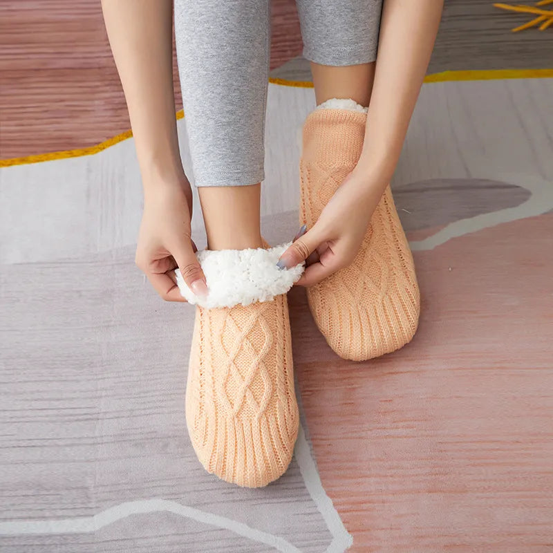 ☁️👌Comfy-Cloud Non-Slip Thermal Fluffy Winter Socks☁️👌