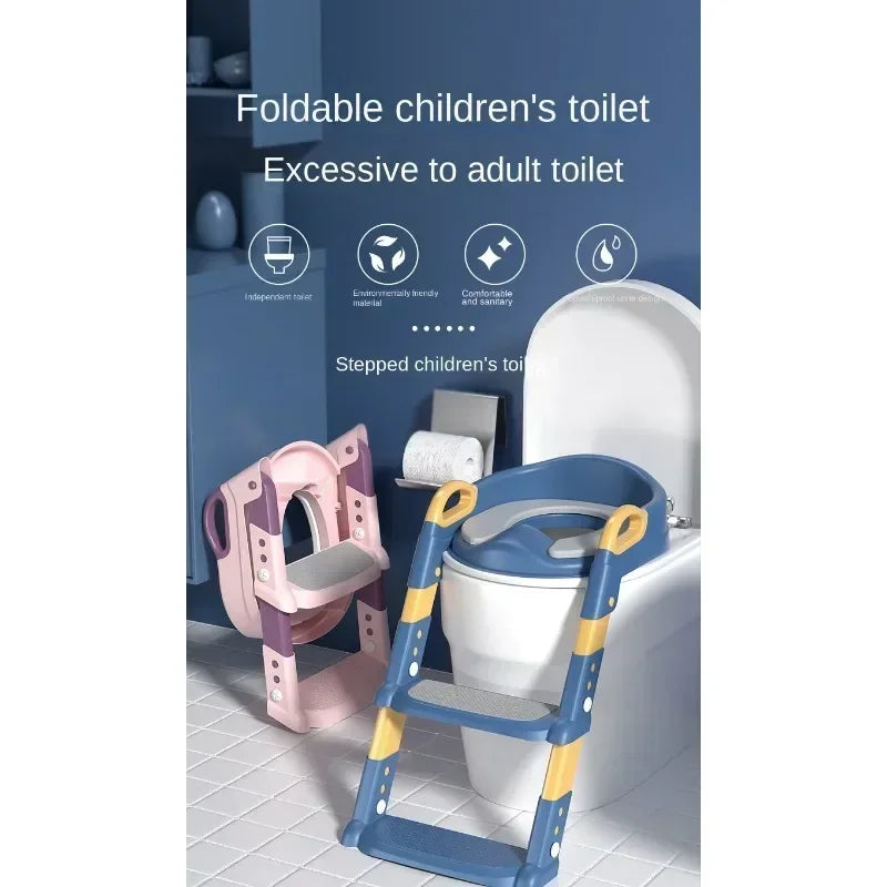 πΌπ½ Potty Time Just Got Easier β And Way More Fun! πβ¨ Say goodbye to potty training struggles with the New Stepped Childrenβs Toilet Training Ladder β the ultimate solution to help your little one go with confidence! π¦π§π