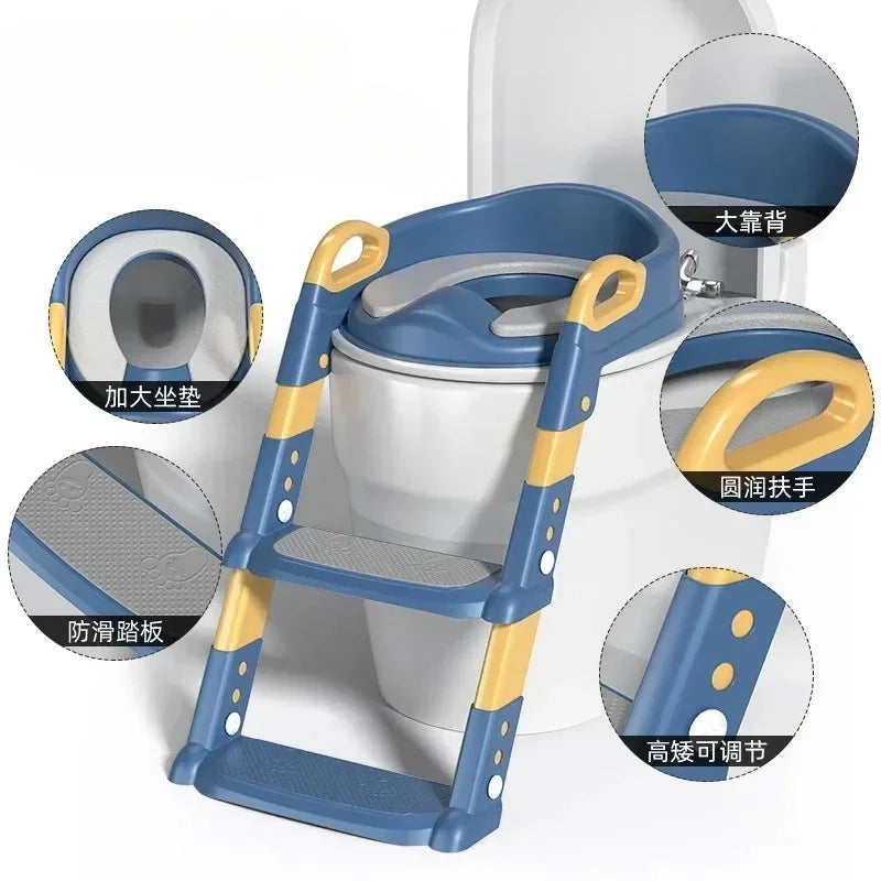 πΌπ½ Potty Time Just Got Easier β And Way More Fun! πβ¨ Say goodbye to potty training struggles with the New Stepped Childrenβs Toilet Training Ladder β the ultimate solution to help your little one go with confidence! π¦π§π
