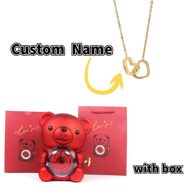 🌹🎁Rose Teddy Bear - Love & Jewelry Gift Box🎁🌹🌹🌹🌹🌹