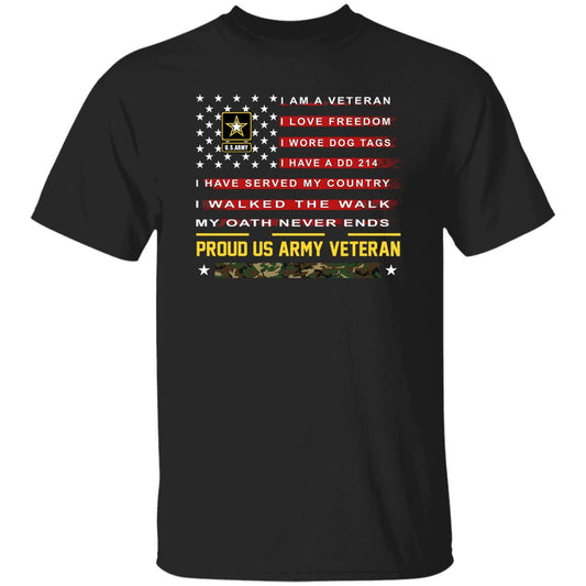T- Shirt | Proud Us Army Veteran