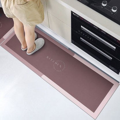 Multi-Use Non Slip Water Absorbing 2pc Kitchen/Bathroom Mat