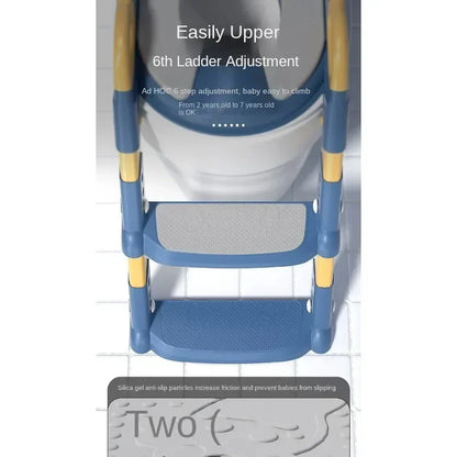 🚼🚽 Potty Time Just Got Easier – And Way More Fun! 🌈✨ Say goodbye to potty training struggles with the New Stepped Children’s Toilet Training Ladder – the ultimate solution to help your little one go with confidence! 👦👧🎉