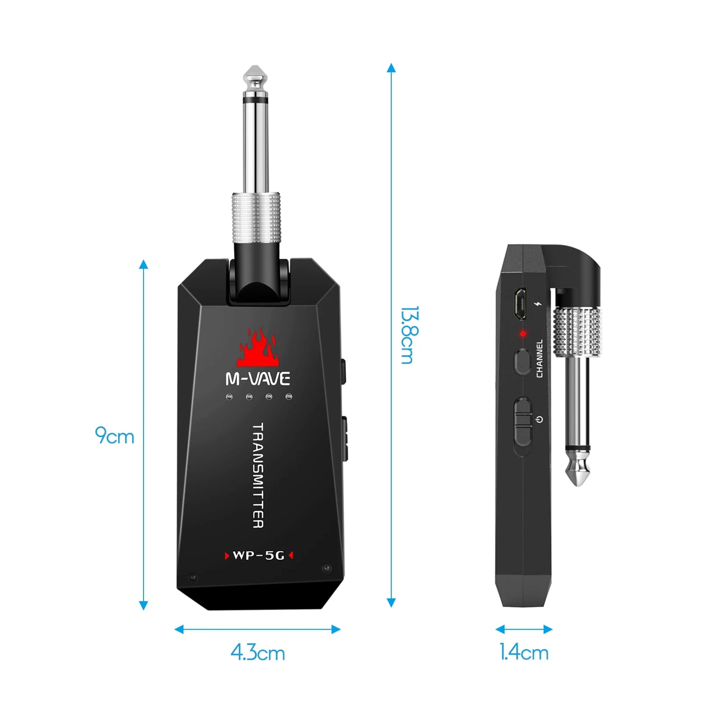 🎸⚡5G Wireless Guitar System Rock with zero limits! 🎶 5.8G fast & stable audio 🔋 Rechargeable & portable 🎛️ Includes Type-C cable Plug in, play loud, stay wireless! 🔥🎤🔌