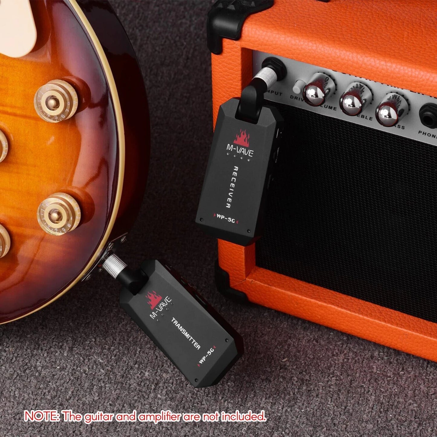 🎸⚡5G Wireless Guitar System Rock with zero limits! 🎶 5.8G fast & stable audio 🔋 Rechargeable & portable 🎛️ Includes Type-C cable Plug in, play loud, stay wireless! 🔥🎤🔌