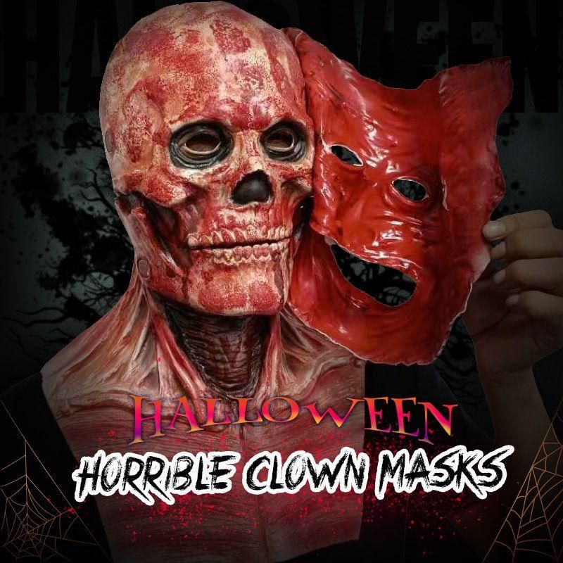 Bloody Horror Skull Latex Mask