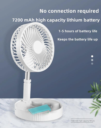 Portable Rechargeable Mini Folding Fan