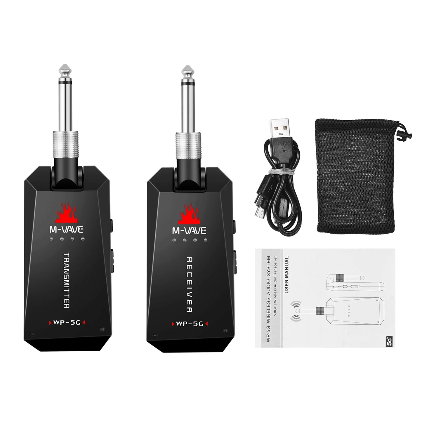 🎸⚡5G Wireless Guitar System Rock with zero limits! 🎶 5.8G fast & stable audio 🔋 Rechargeable & portable 🎛️ Includes Type-C cable Plug in, play loud, stay wireless! 🔥🎤🔌