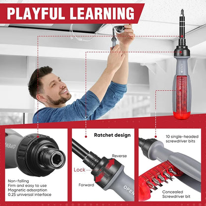 🛠️🔧 Tackle any job like a pro with this game-changing multifunctional screwdriver set built for power, precision, and total control. Whether you're fixing, building, or upgrading, this tool gets it DONE. ✅ 💪🚀