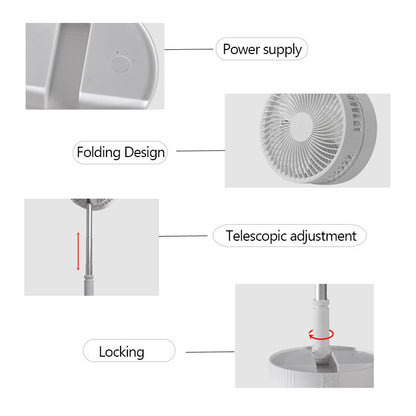 Portable Rechargeable Mini Folding Fan