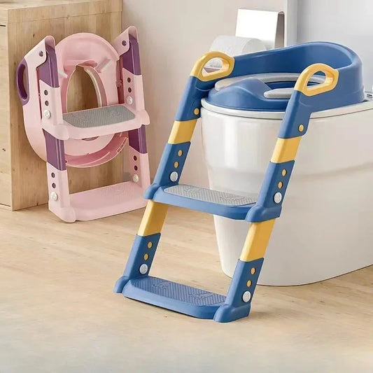 🚼🚽 Potty Time Just Got Easier – And Way More Fun! 🌈✨ Say goodbye to potty training struggles with the New Stepped Children’s Toilet Training Ladder – the ultimate solution to help your little one go with confidence! 👦👧🎉