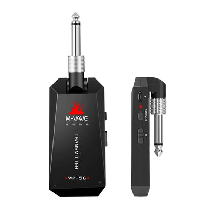 🎸⚡5G Wireless Guitar System Rock with zero limits! 🎶 5.8G fast & stable audio 🔋 Rechargeable & portable 🎛️ Includes Type-C cable Plug in, play loud, stay wireless! 🔥🎤🔌