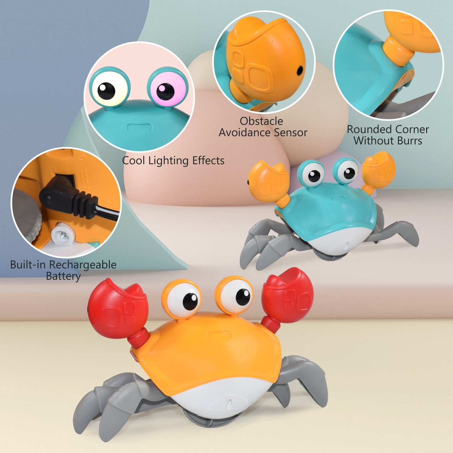 The Crawling Crab Musical Toy