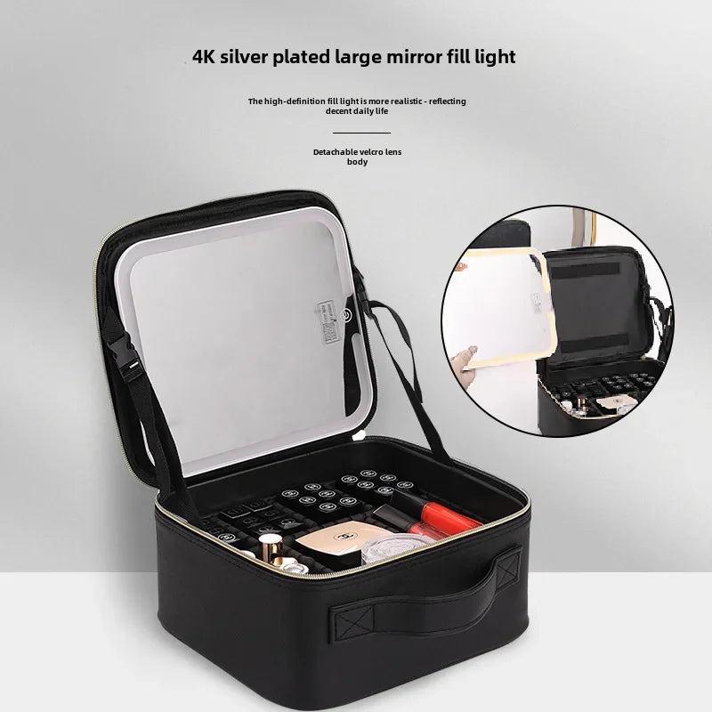 💄🧳 Glow & Go Travel Cosmetic Case – Effortless beauty on the move!