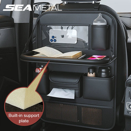 🚗✨ Ultimate Deluxe Car Seat Organizer – Keep Your Ride Clutter-Free! 📦🧼