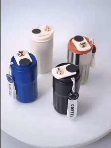 ☕💡 Smart Coffee Tumbler – 380ML / 510ML Sleek, smart & spill-proof! 🌡️ LED temp display 🧊 Keeps drinks hot or cold 🧵 Comes with portable rope for easy carry Perfect for travel, work, or daily sips! 🚶‍♂️🚗🔥