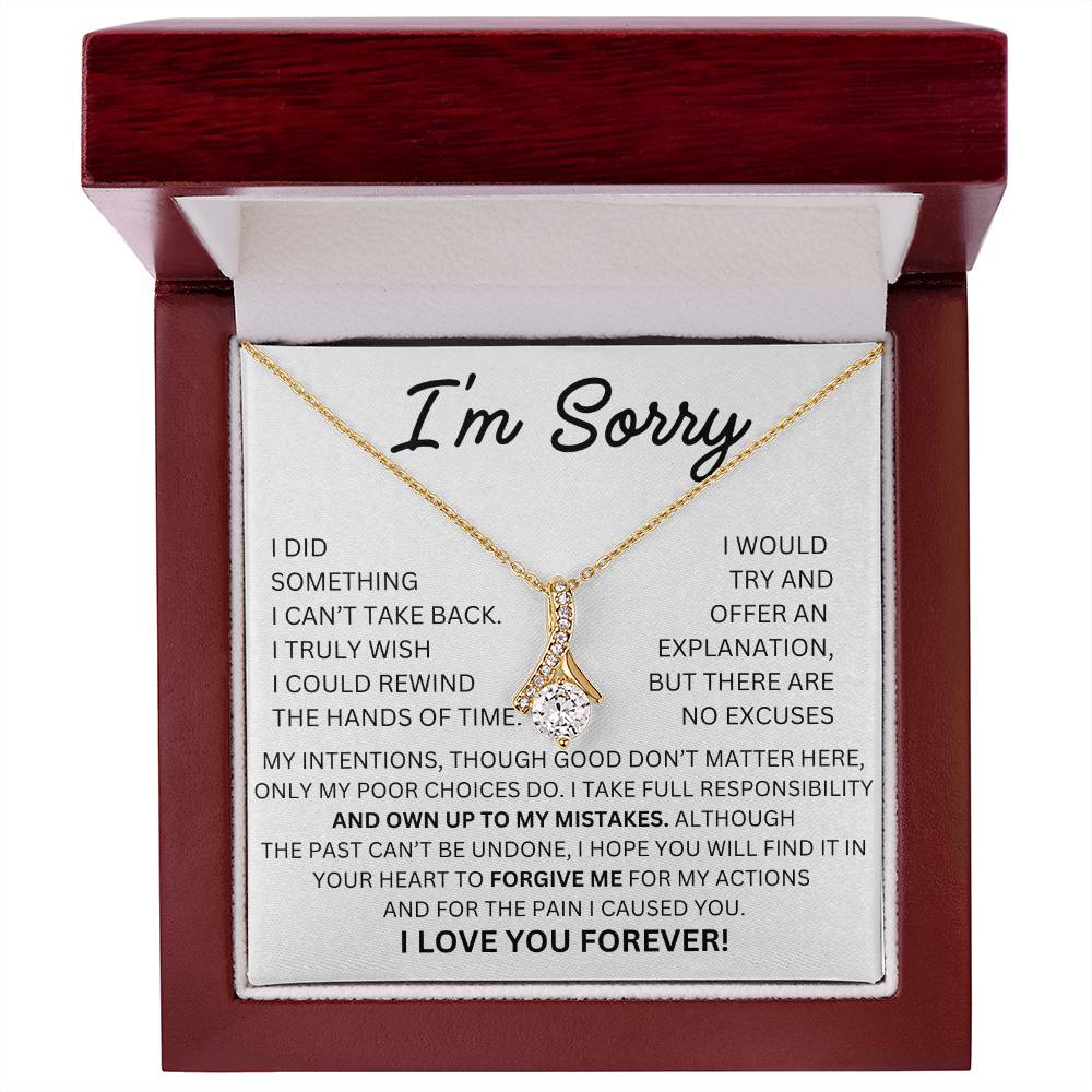 😭Apology Gift For Her - I Take Full Responsibility - Alluring Beauty Necklace😭