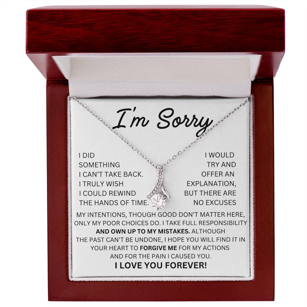 😭Apology Gift For Her - I Take Full Responsibility - Alluring Beauty Necklace😭