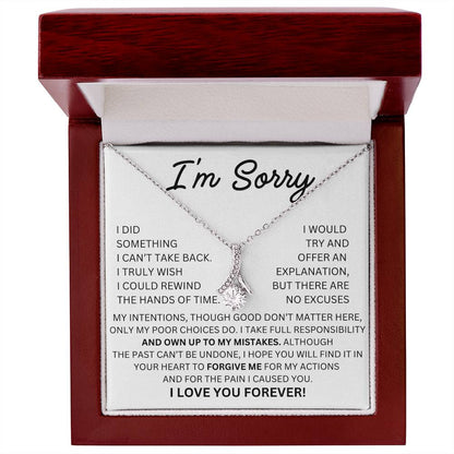 😭Apology Gift For Her - I Take Full Responsibility - Alluring Beauty Necklace😭